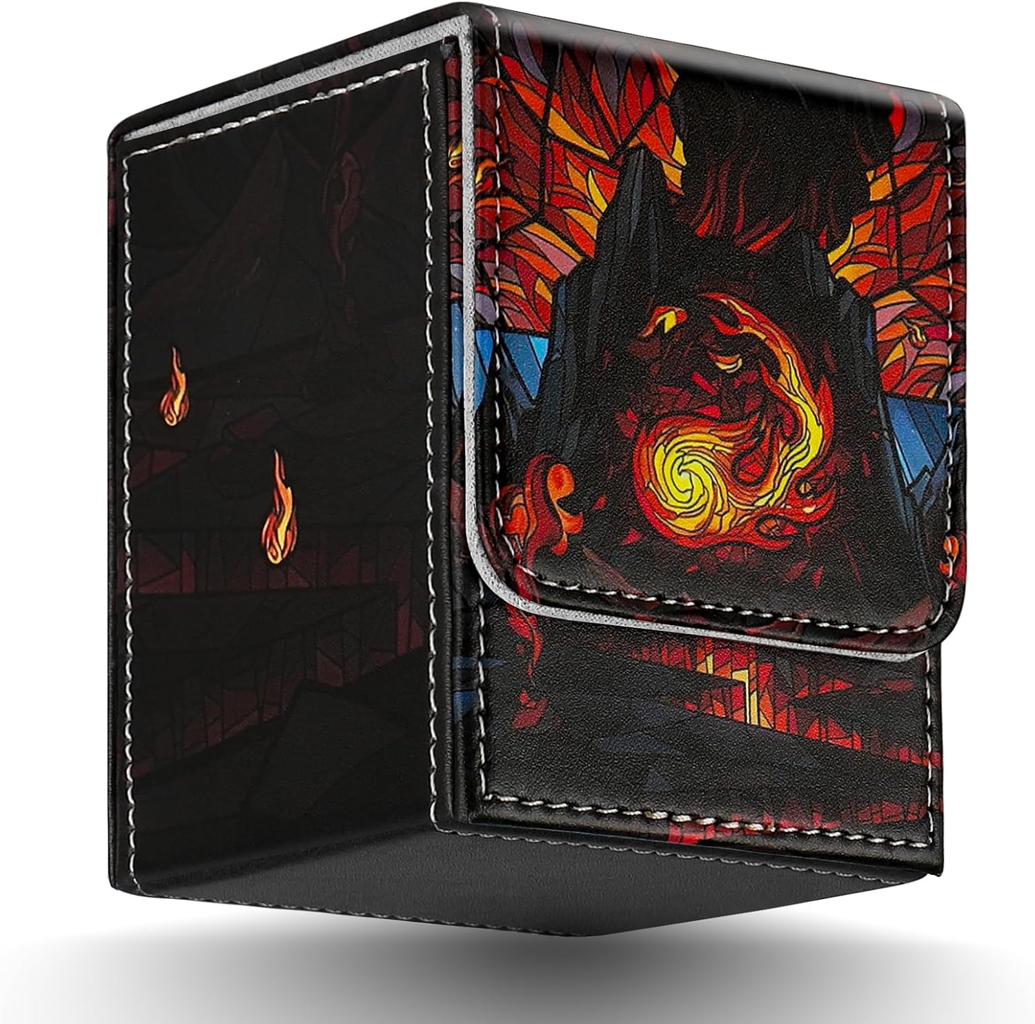 Deck Box für MTG Karten, TCG Aufbewahrungsbox für Magic The Gathering Karten für über 100 einzeln ge - Image 4