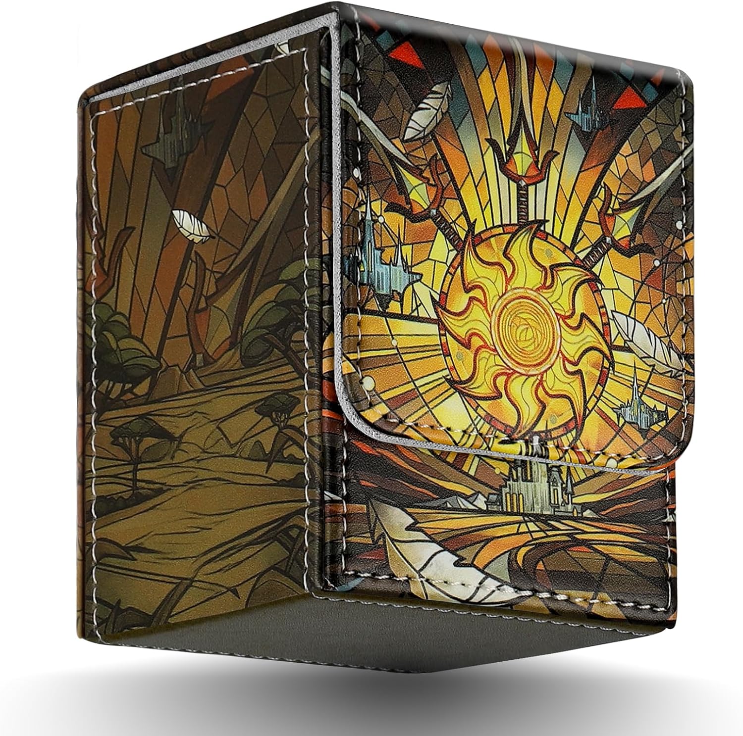 Deck Box für MTG Karten, TCG Aufbewahrungsbox für Magic The Gathering Karten für über 100 einzeln ge - Image 5