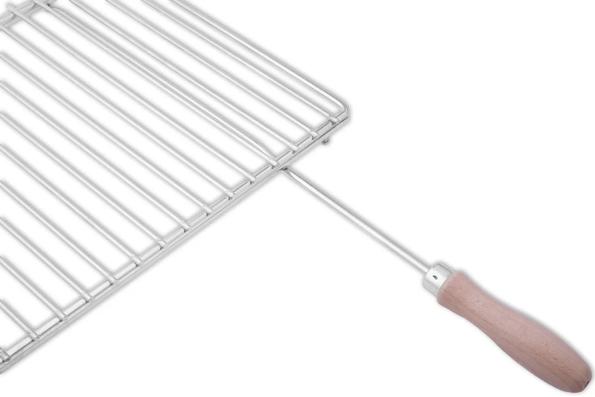DEOS Edelstahl Grillrost Verstellbar 50-60 x 30 cm - Flexibler Rost für Kamine & Feuerschale - Einst - Image 6