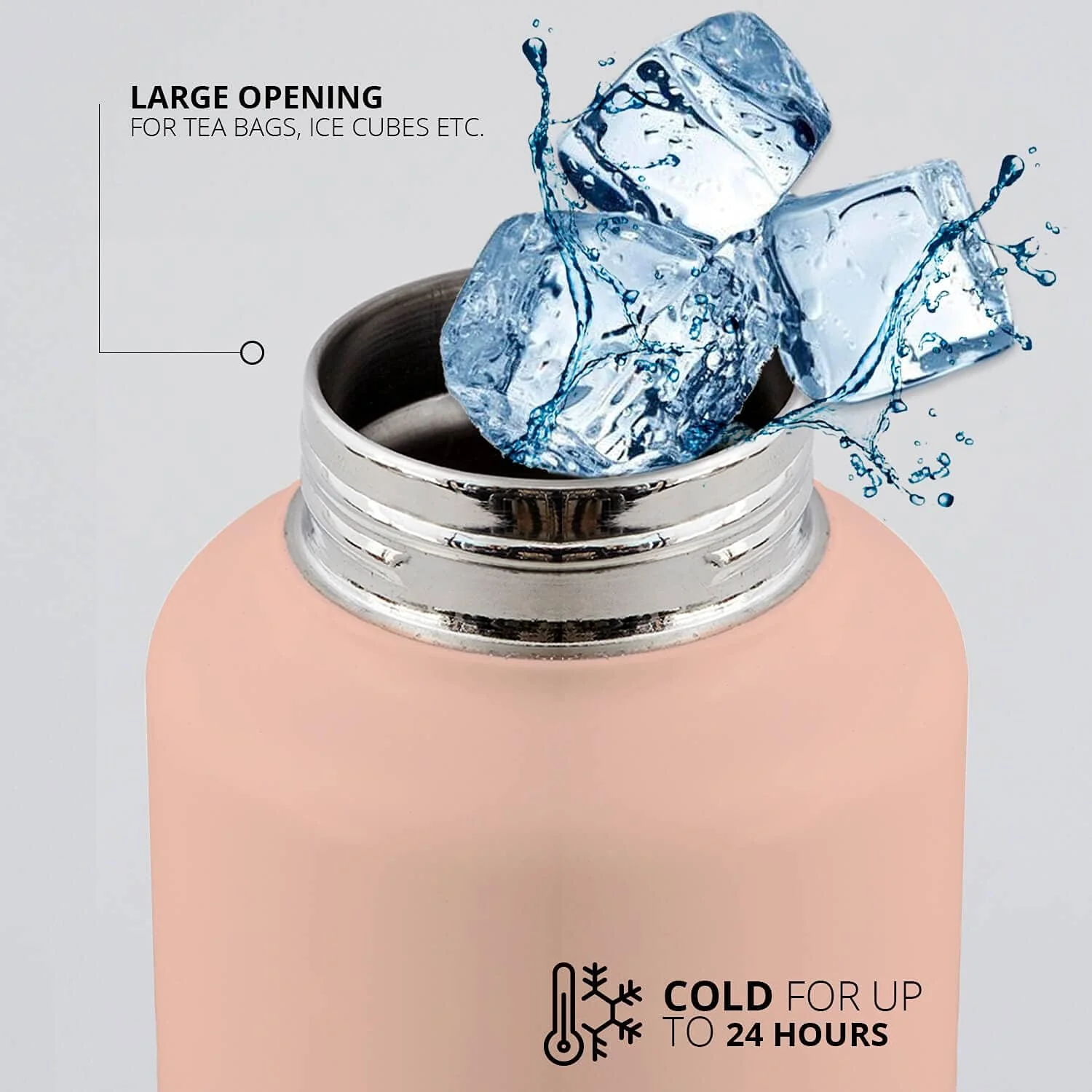 Design Letters Thermosflasche 500 Ml | Weihnachtsgeschenke Kleinigkeiten, Weihnachtsgeschenke für Fr - Image 4