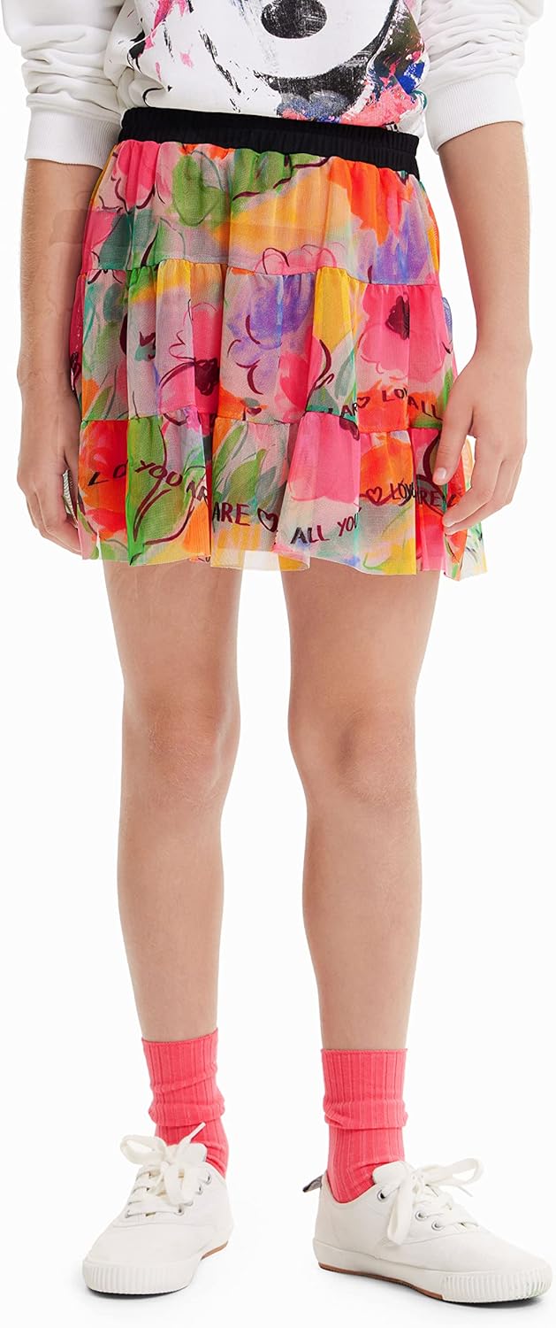 Desigual Mädchen Skirt 14 Jahre Rot, 14 Jahre Rot - Image 4
