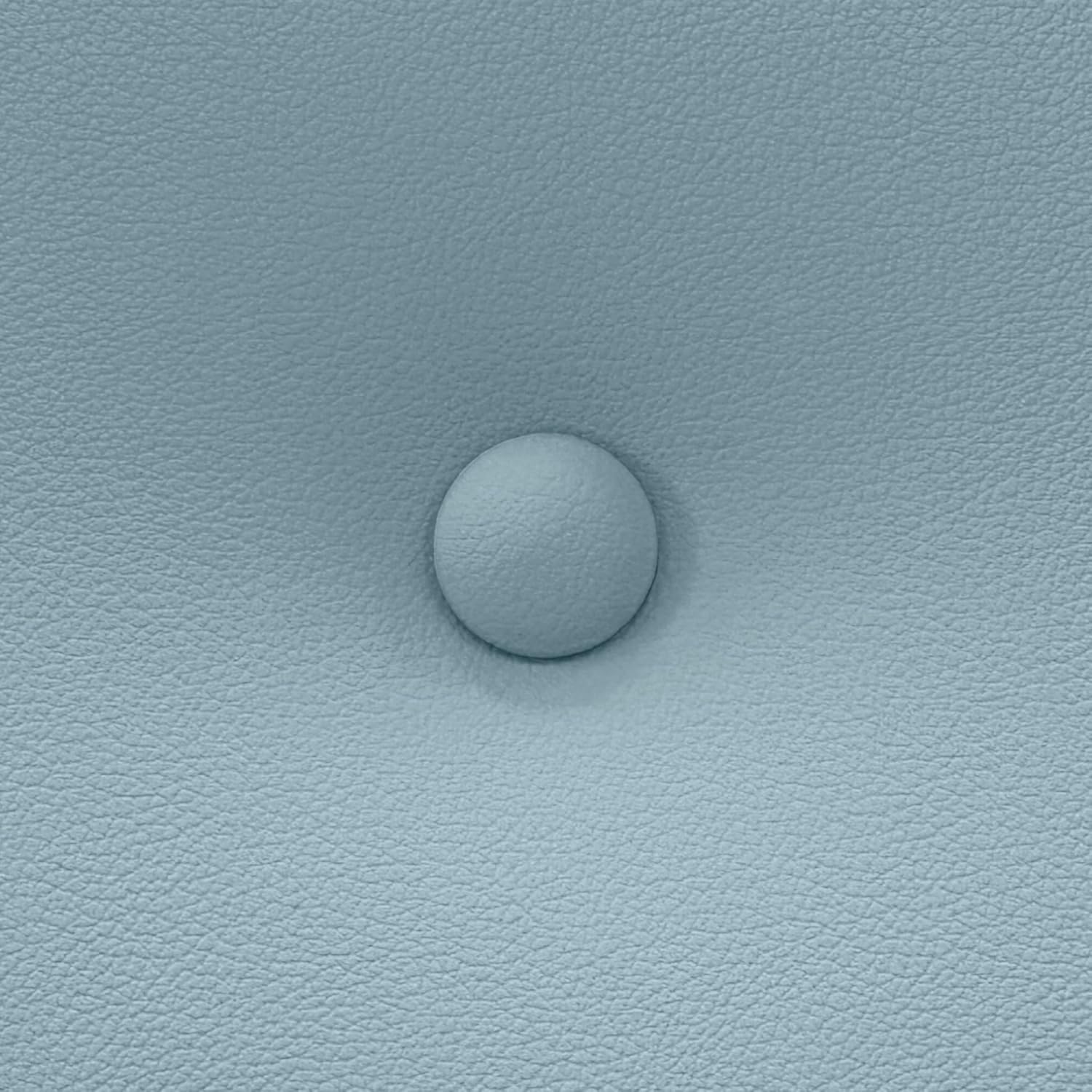 DHOME Kopfteil aus Kunstleder oder Stoff Acualine, einfarbig, mit Knöpfen, gepolstert, Luxus-Kopftei - Image 6