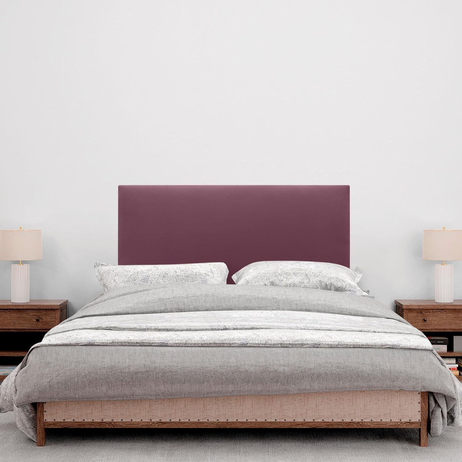 DHOME Kopfteil aus Kunstlederoder Stoff AQUALINE Glatt mit Beinen Kopfteil gepolstert Luxusbett Kopf - Image 2