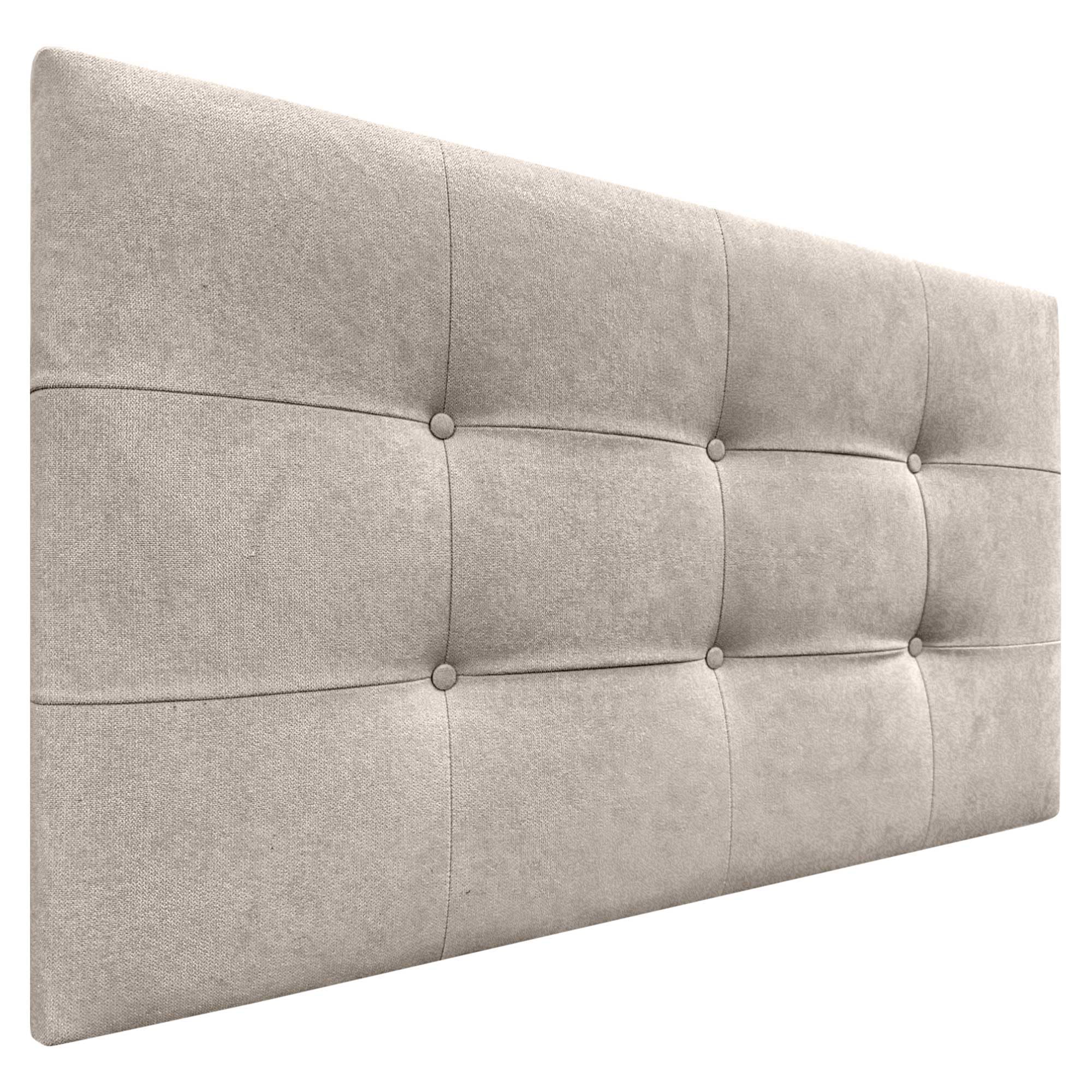 DHOME Kopfteil, gepolstertes Bett Kopfteil 8cm dick. Gepolstertes Kopfteil ACUALINE Stoff und Kunstl