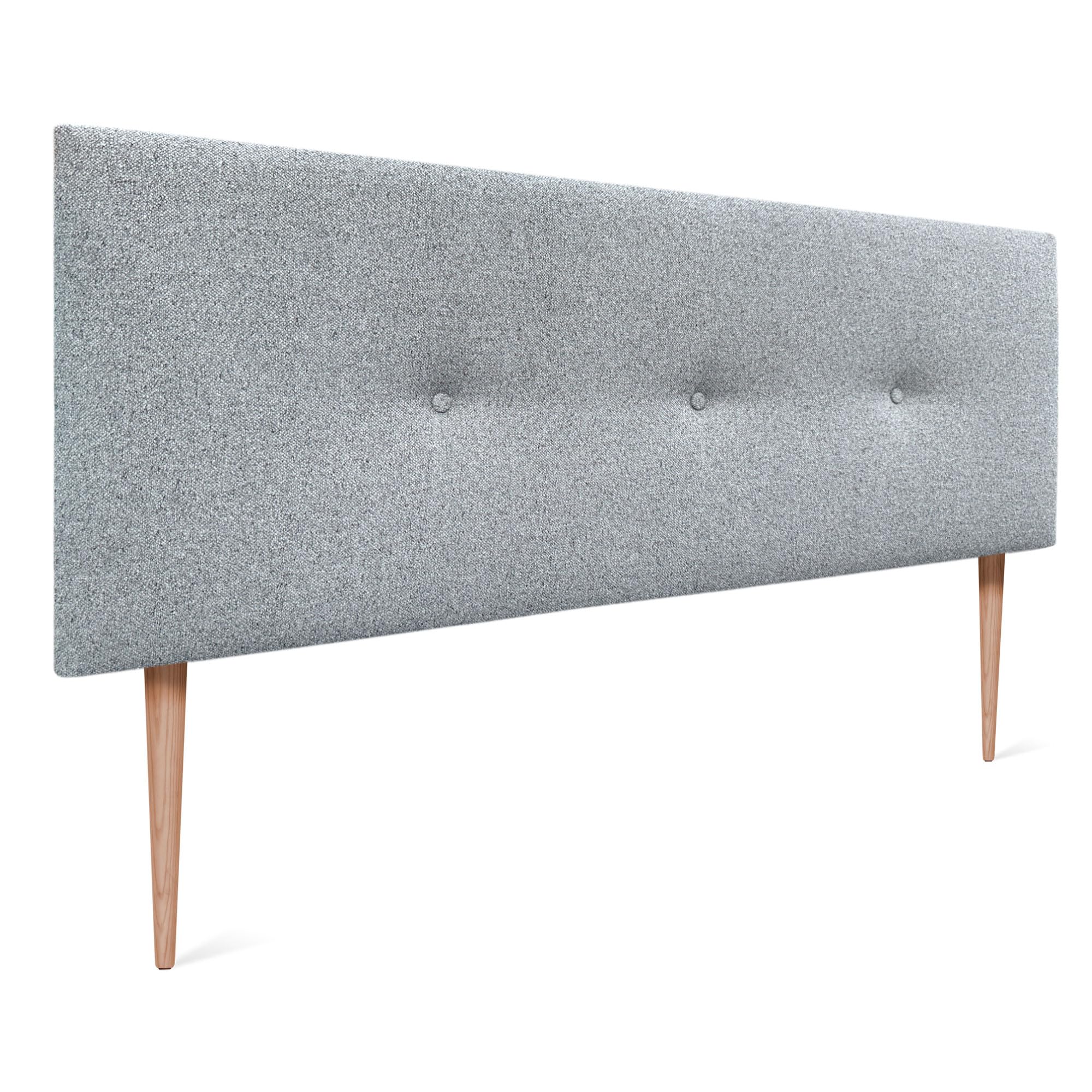 DHOME Kunstleder oder Acualine Stoff Kopfteil einfarbig mit Knöpfen gepolstert HIGH Range Luxus Bett