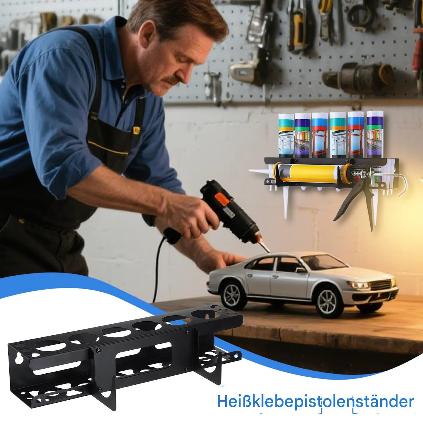 Dichtungskartuschen Halterung,Wandmontierter Dichtungsdüsen Organizer Rack Halter - Aufbewahrung Für - Image 8