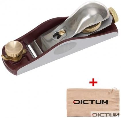 DICTUM® Einhandhobel, Flachwinkel 12°, japanisches Hobeleisen - Image 5