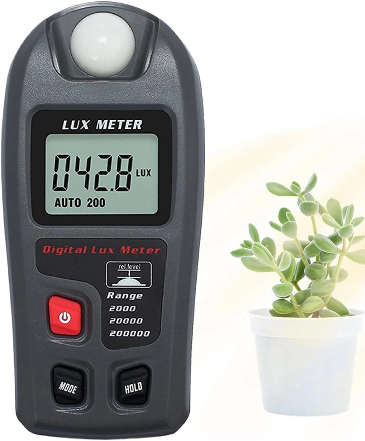 Digitales Pflanzenlichtmessgerät: tragbar, präzise, PAR-Lumentester, LCD-Beleuchtungsdetektor | Mess - Image 7