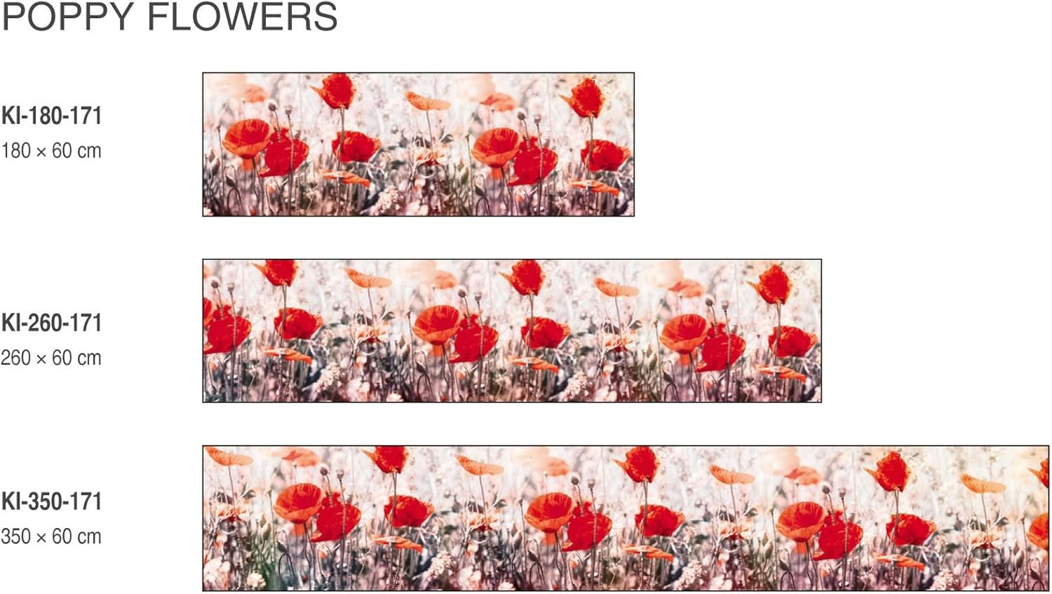 DIMEX Küchenrückwand Folie selbstklebend Mohnblumen | Klebefolie - Dekofolie - Spritzschutz für Küch - Image 3