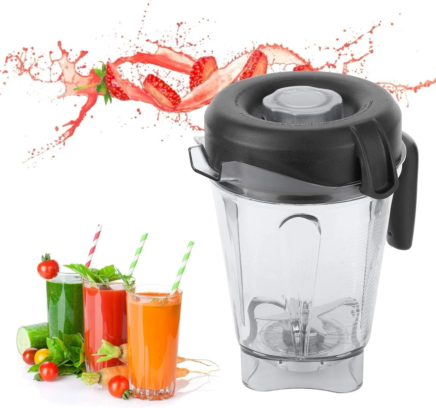 Dioche Blender Pitcher Ersatz Transparent Lebensmittel Mixer Container Haushalts Geräte für Containe - Image 6