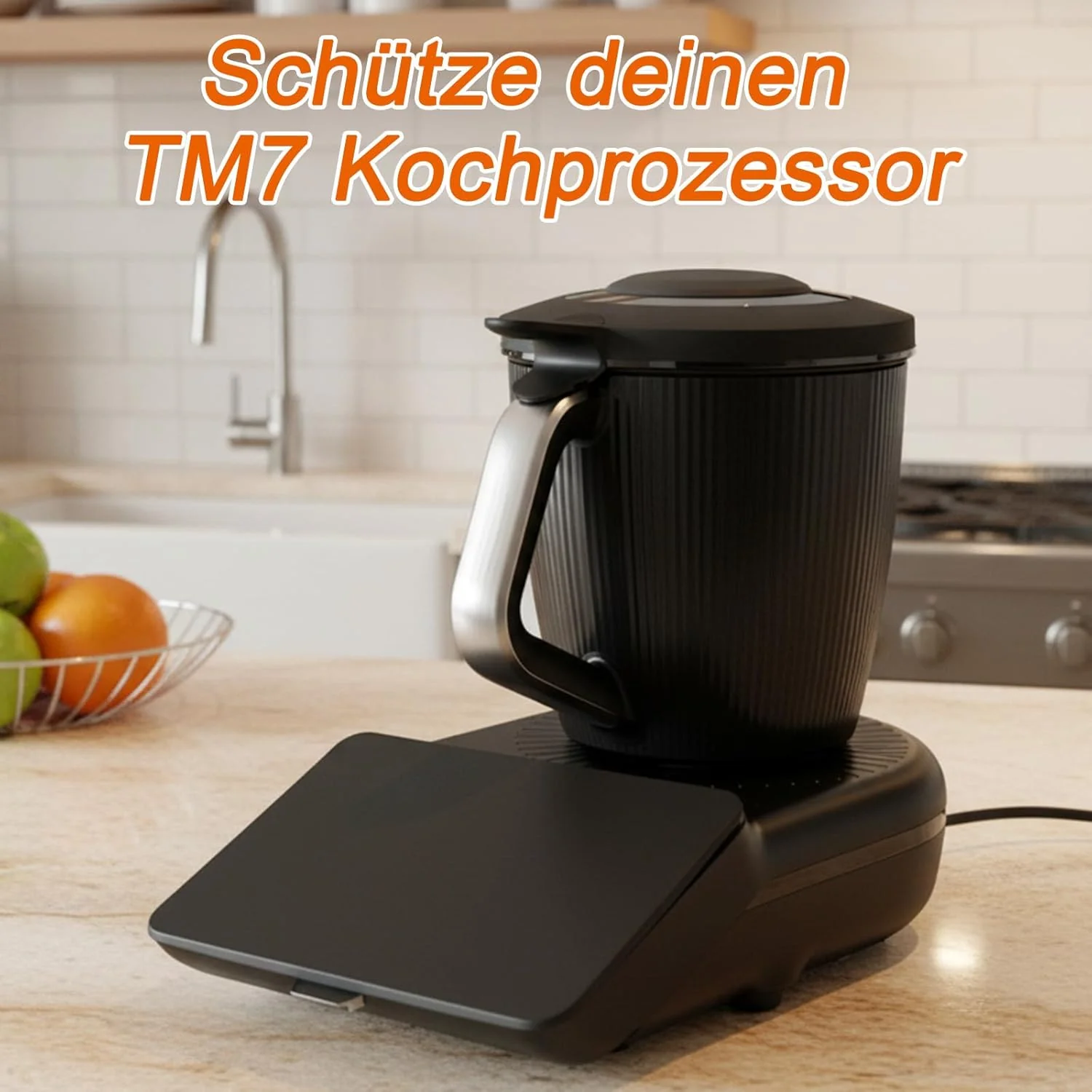 Displayschutz für Vorwerk Thermomix TM7,Schützt das Display vor Kratzern und Stössen,Display Schutz - Image 4