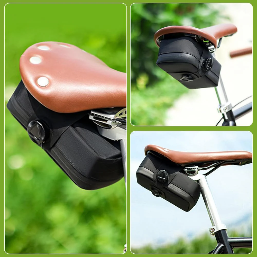 DONGKER Bike Bag, 0.8L Fahrrad Satteltasche mit Capture-System, Wasserdichter Fahrradsitz Tasche für - Image 7