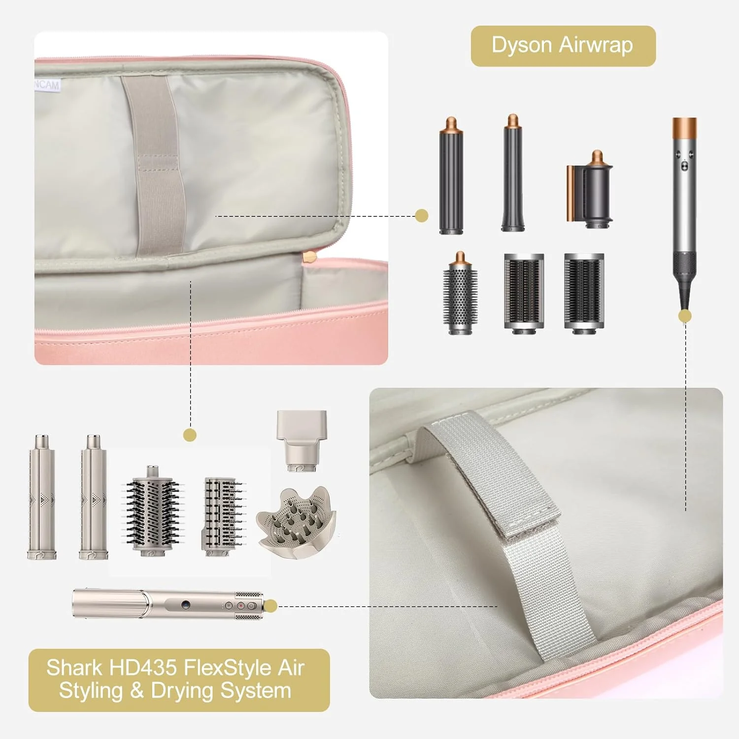 Doppellagige Tragetasche für Shark Flexstyle, Reisetasche für Shark 430/440 Flexstyle, tragbare Aufb - Image 4