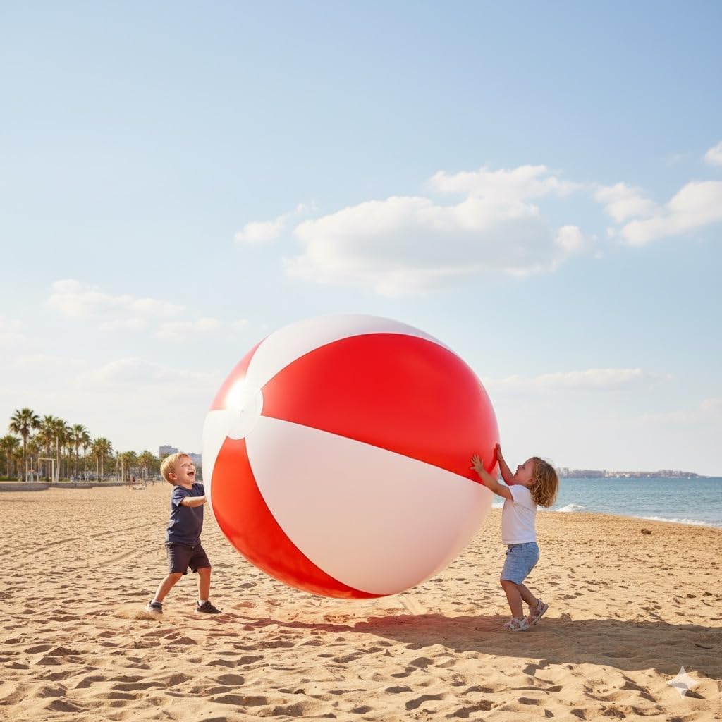Dozer Riesiger, aufblasbarer XXL-Wasserball mit 300 cm Umfang. Riesiger Wasserball für Kinder und Er - Image 7