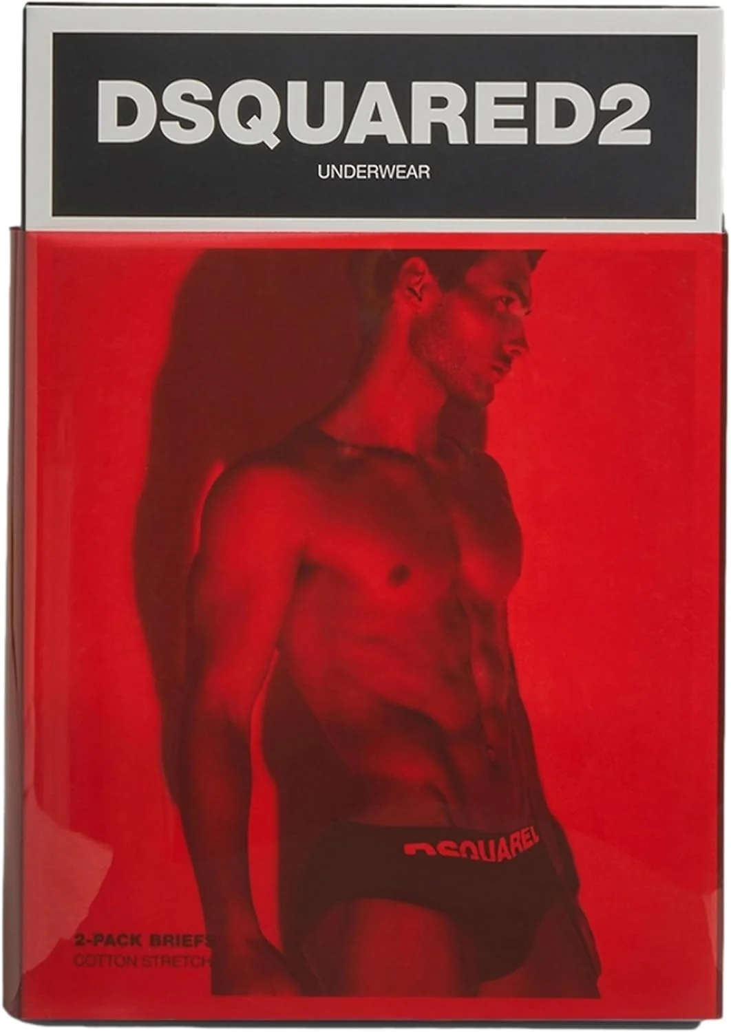 DSQUARED2 Slip Uomo Mod. DCX670030 2PACK 001 Black XS Schwarz, XS Schwarz - Image 2