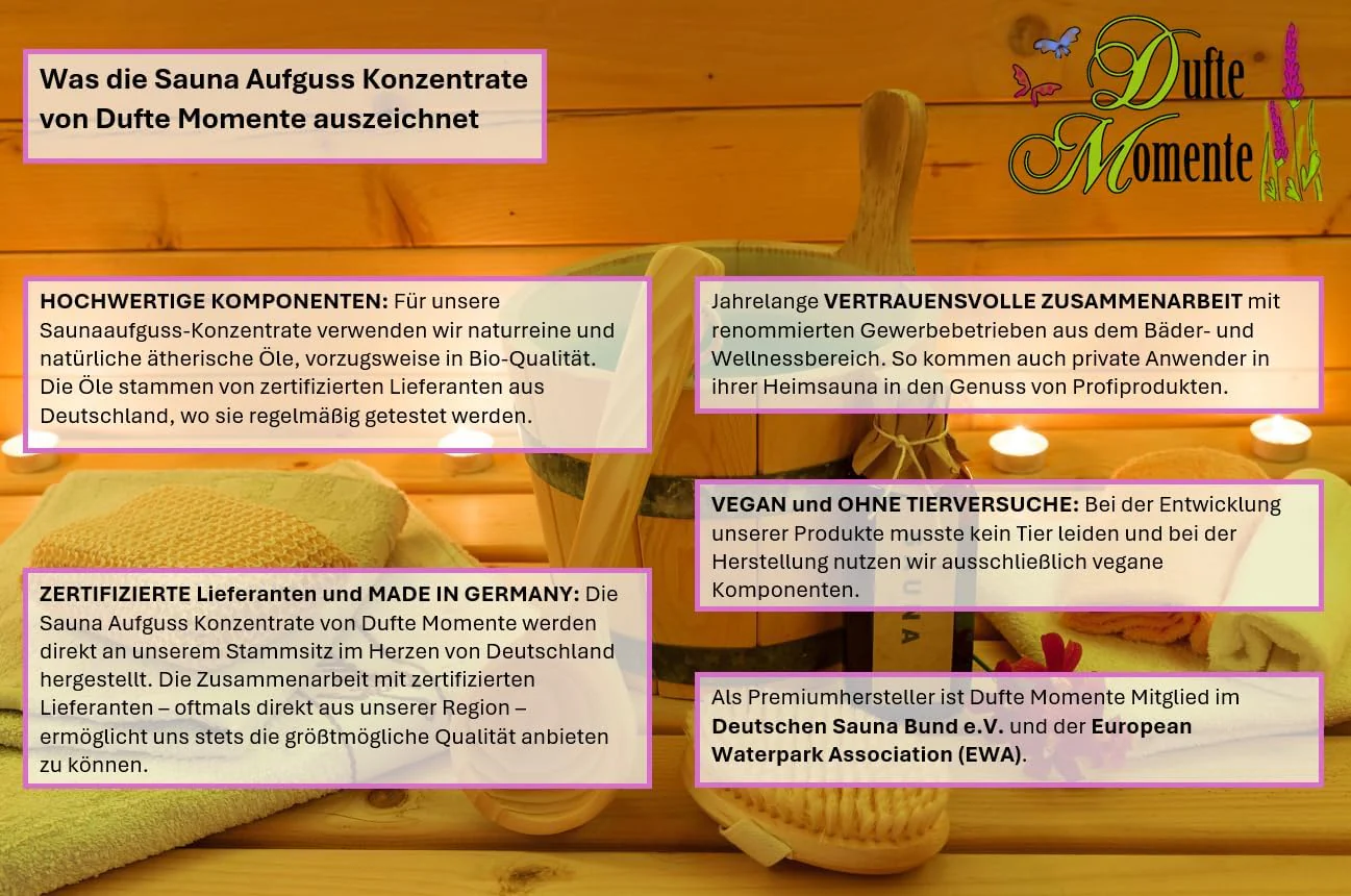 Dufte Momente | Saunaduft Tunesisches Lemongras 100ml in Glasflasche mit Korkmündung | mit naturrein - Image 3