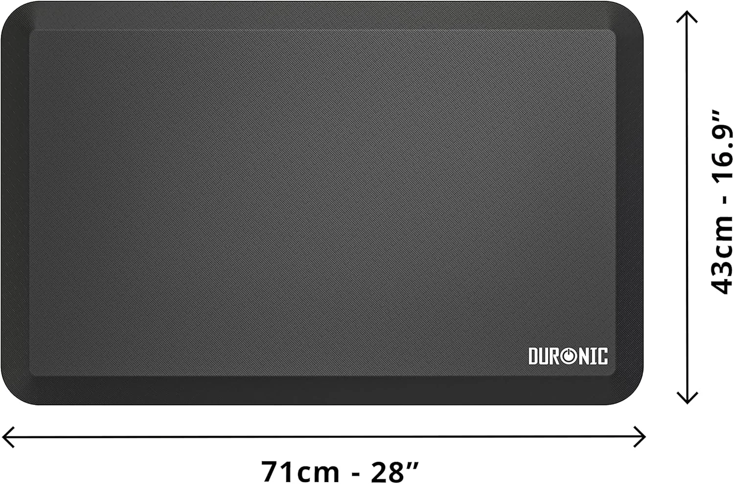 Duronic DM-MAT2 Anti-Ermüdungsmatte, 71 x 43 cm Anti Fatigue Fussmatte, Komfortmatte, Antimüdigkeits - Image 2