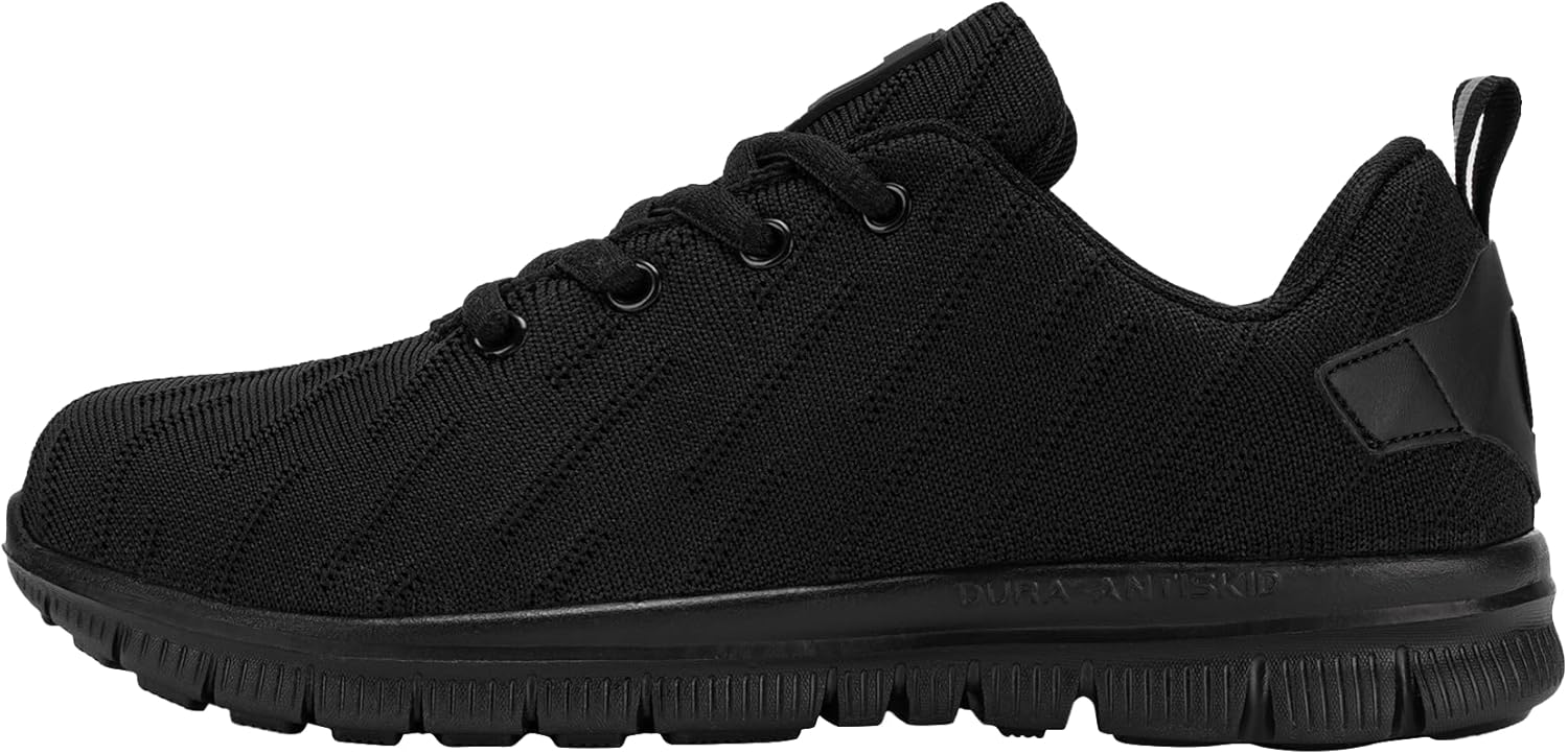 DYKHMILY Sicherheitsschuhe Damen Herren Pannensichere Arbeitsschuhe Leichte Stahlkappenschuhe Sportl - Image 7