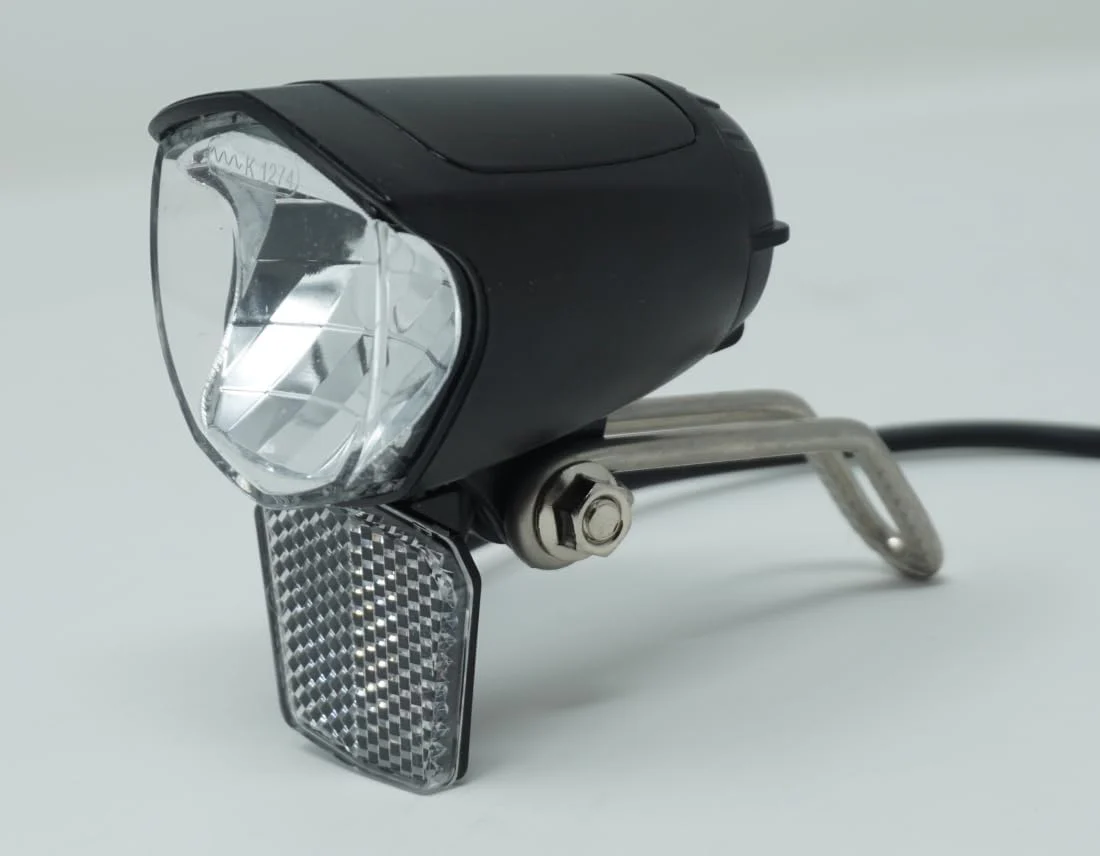 E-Bike LED Scheinwerfer 75 Lux 6-48 Volt Beleuchtung Lampe StVZO - Image 4