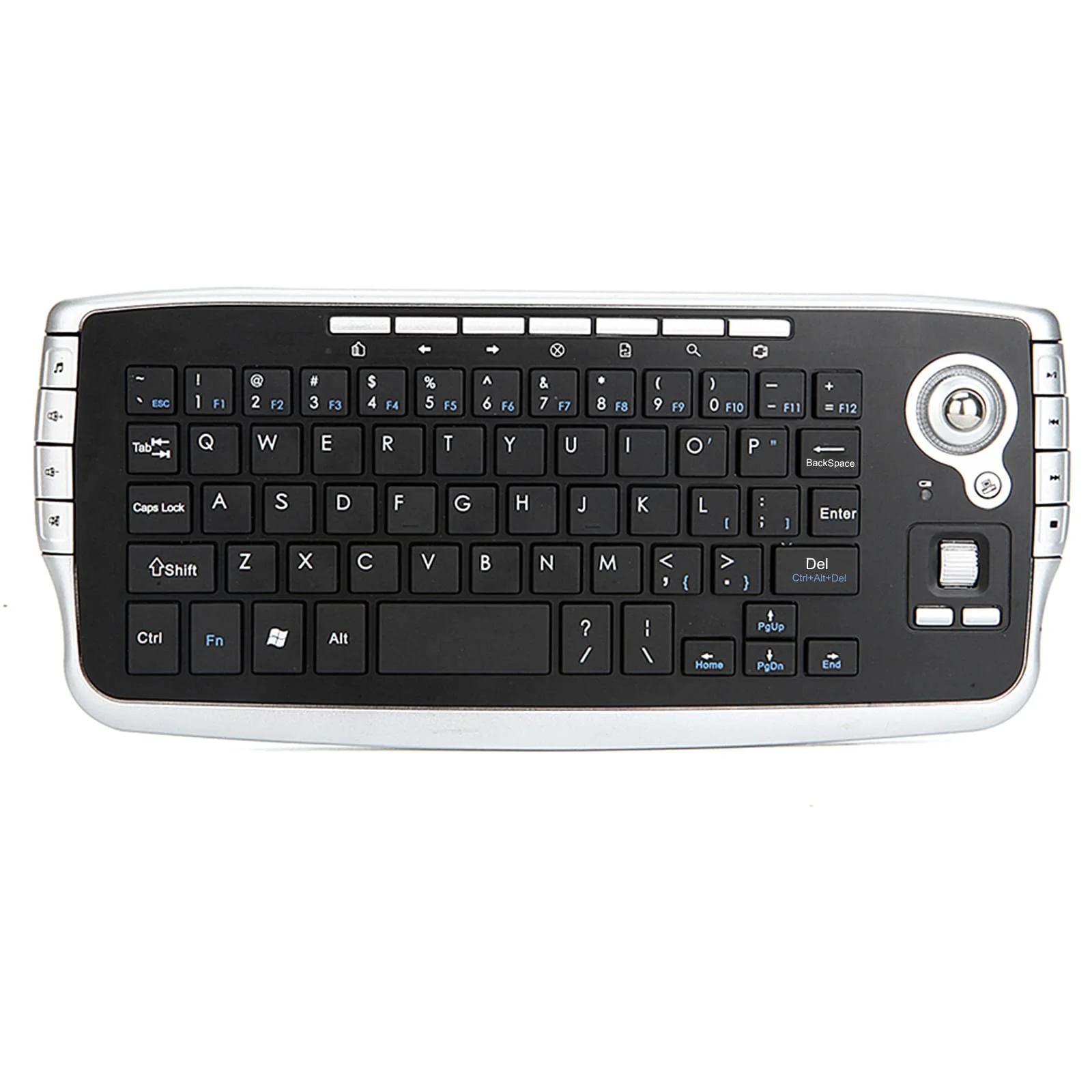 E30 2,4 GHz Wireless Keyboard mit Trackball Maus Scrollrad Fernbedienung für Android TV BOX Smart TV