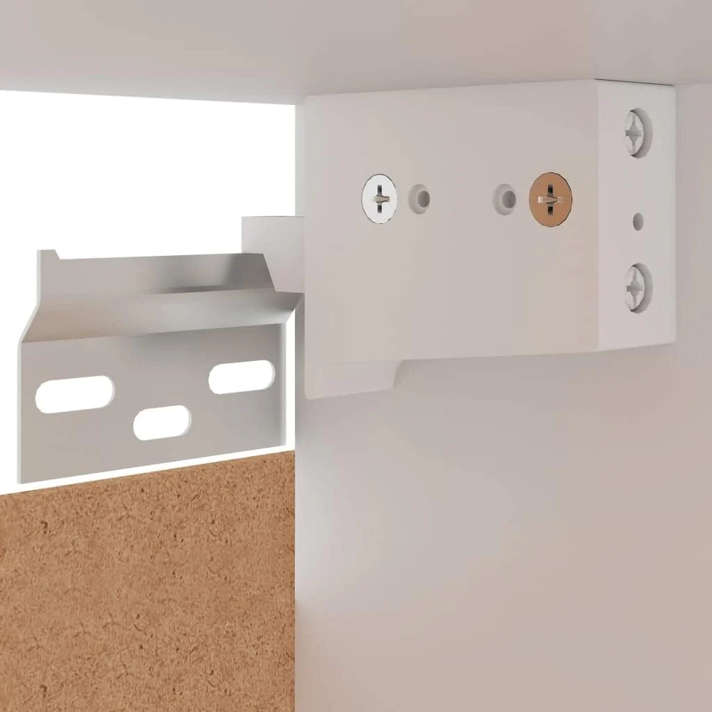 Eckhängeschrank Sonoma-Eiche 57x57x60 cm Holz KüChenschrank Eckschrank Vorratsschrank KüChenuntersch - Image 8
