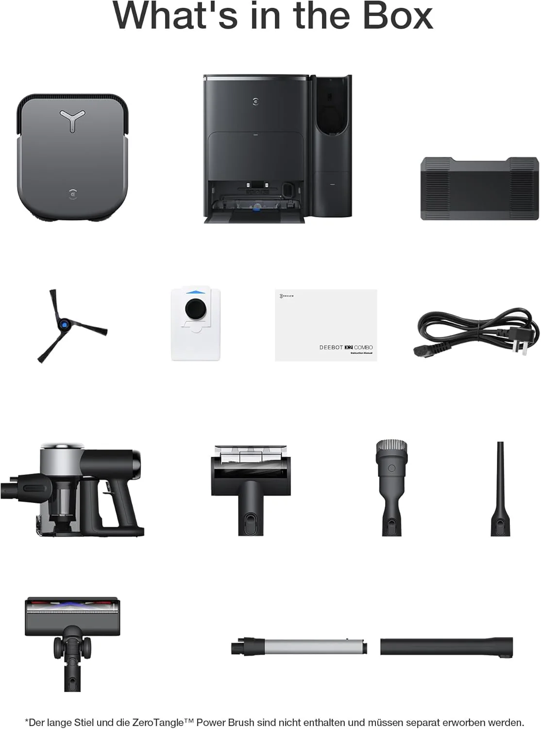 ECOVACS DEEBOT X2 Combo Saugroboter mit Wischfunktion 8700Pa mit Handstaubsauger, doppelte automatis - Image 8