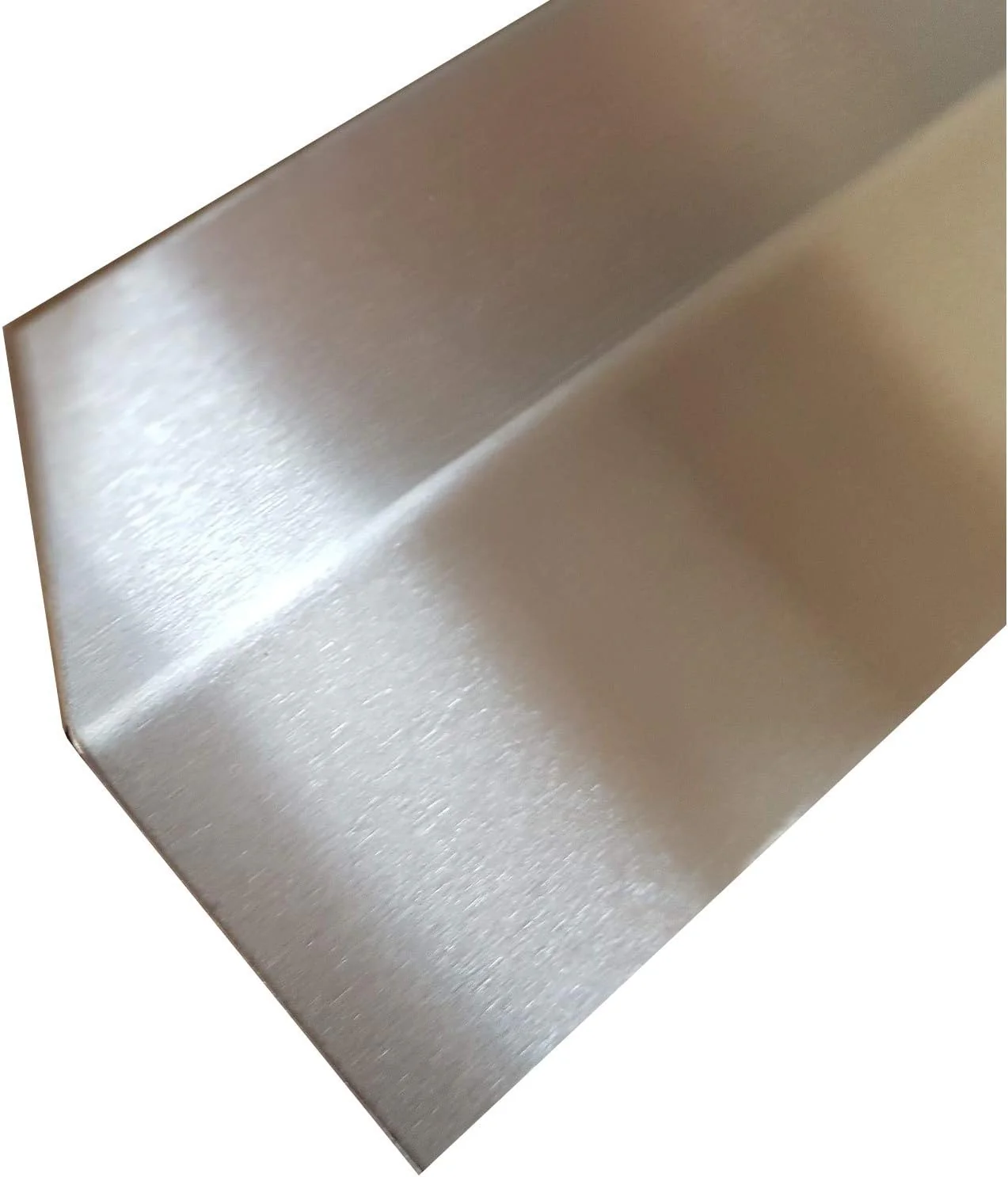 Edelstahl Winkel 45 x 15mm Schliff INNEN Edelstahl V2A K240 geschliffen 2000mm 08mm stark einseitig - Image 2