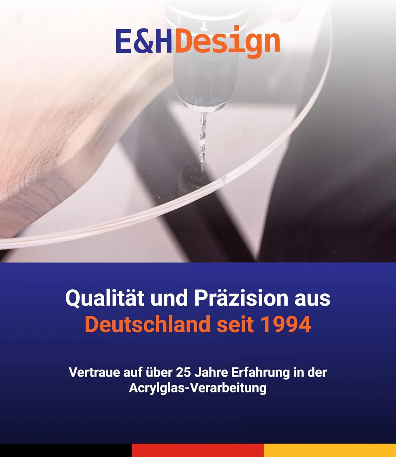 EH Design Monitorerhöhung aus Acryl, Schreibtisch, Transparent, Laptop, Monitor Ständer,Monitor Erhö - Image 3