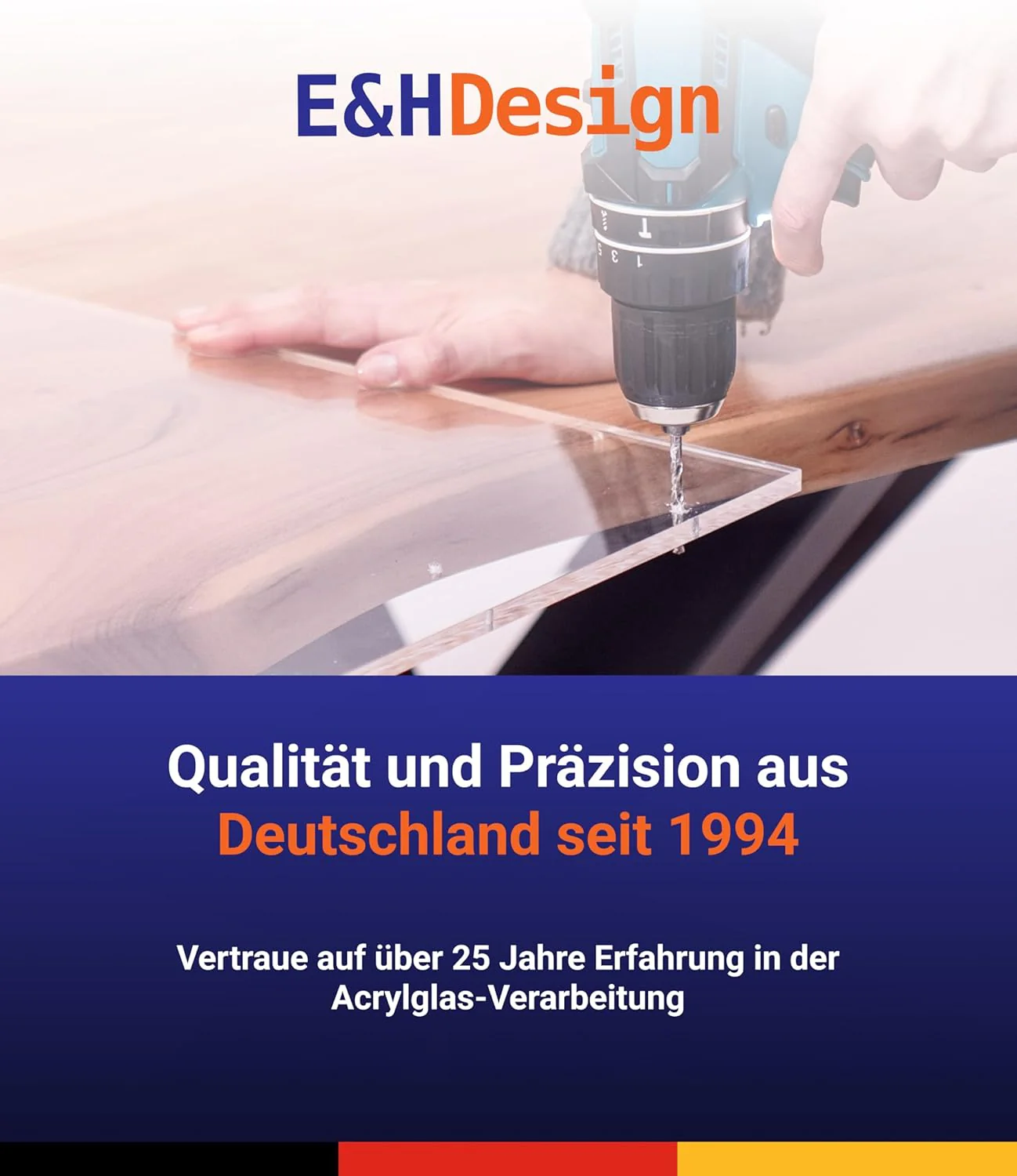 EH Design Monitorerhöhung aus Acryl, Schreibtisch, Transparent, Laptop, Monitor Ständer,Monitor Erhö - Image 4