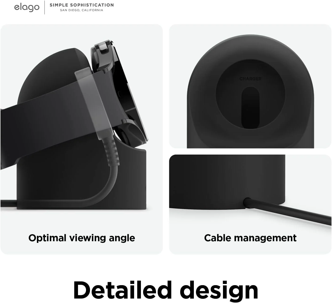 elago Ladestation für Samsung Galaxy Watch 8/8 Classic/7/Ultra/6/6 Classic/5/5 Pro [40/43/44/45/47mm - Image 5