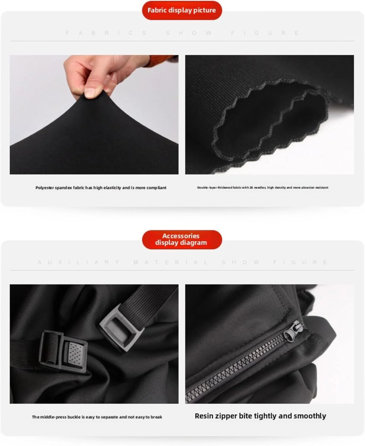 Elastic Travel Suitcase Protective Cover, Washable Luggage Cover,Protective Cover for Suitcases with - Image 5