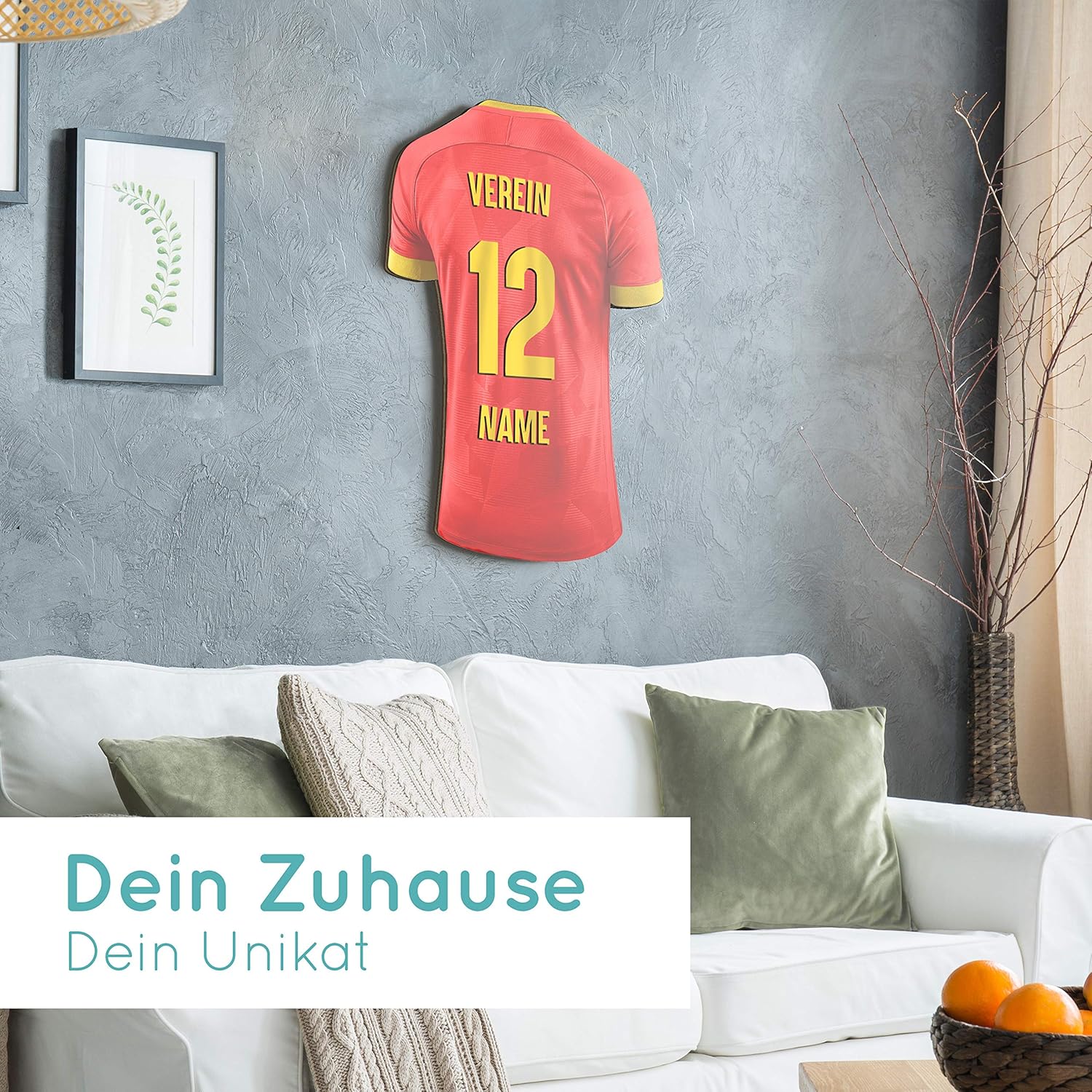Elbeffekt Trikotlampe für Roma Fans aus Holz - personalisierbares Geschenk - schenke Dein individuel - Image 3