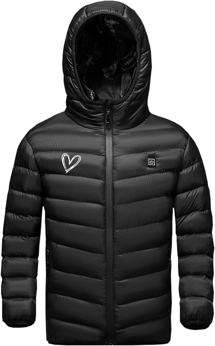Elektrische Heizjacke Kinder Beheizbare Jacke USB Wärmejacke mit 3 Heizstufen, Beheizbare Kapuzenjac - Image 7