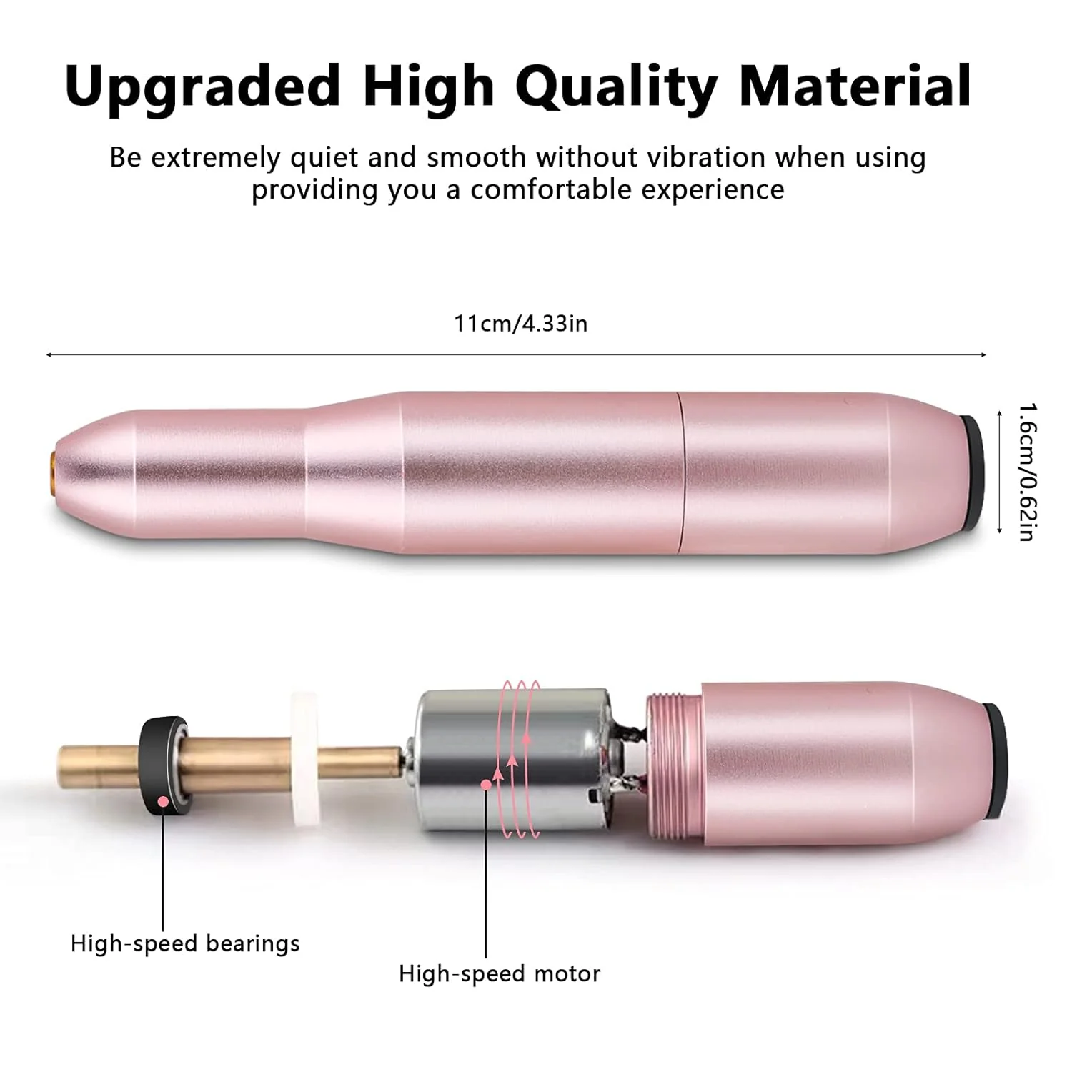 Elektrische Nagelfeile für Gelnägel Professionell Elektrisch Maniküre Pediküre Set USB Elektrische N - Image 2