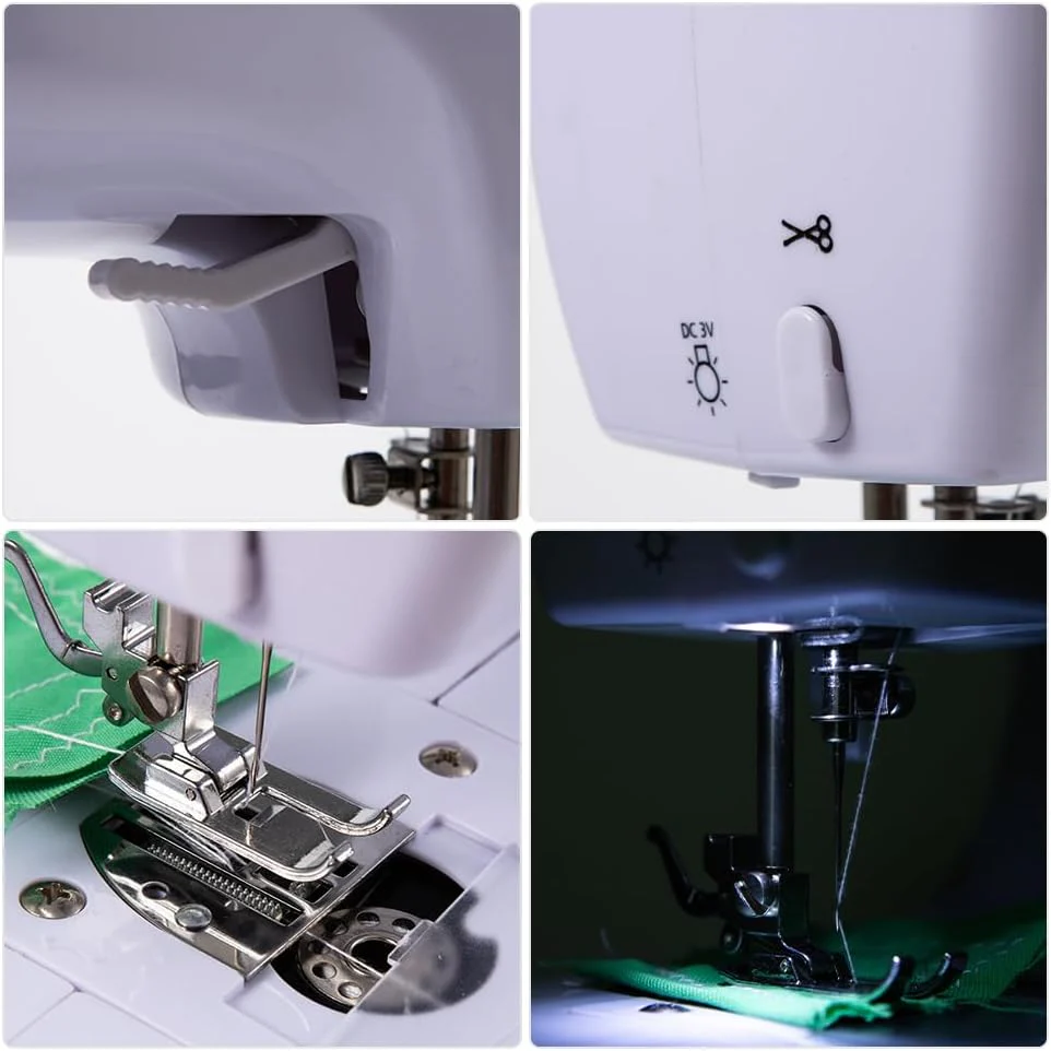 Elektrische tragbare Nähmaschine für Anfänger, Mini-Nähmaschine für Erwachsene mit 12-Stichmuster-Nä - Image 6