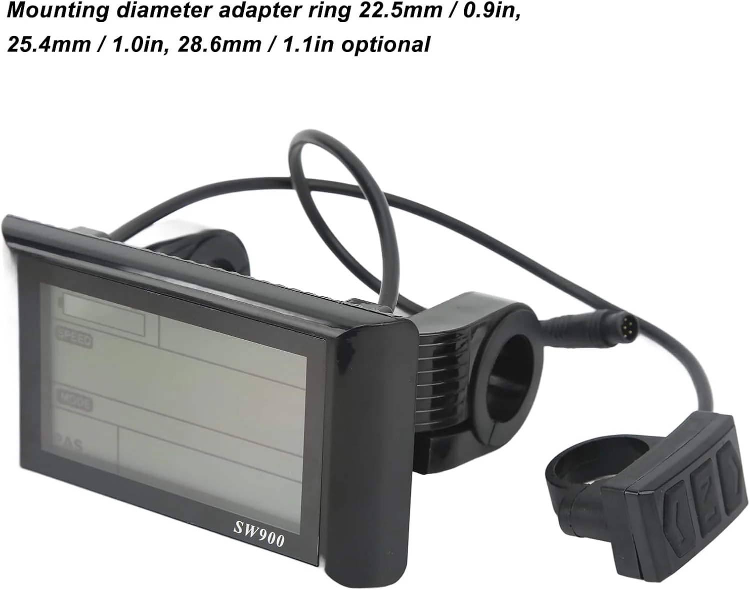 Elektrofahrrad-LCD-Display, SW900-Display-Bedienfeld, Wasserdichtes LCD-Display-Messgerät, Elektrofa - Image 5