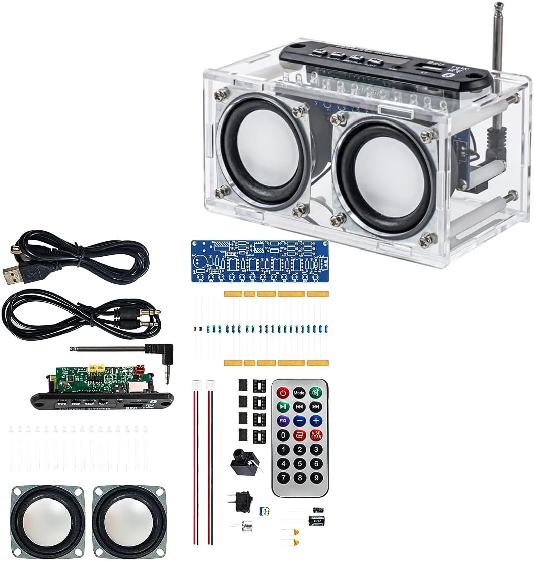 Elektronisches Lötset, Radio-Mini-Verstärker, 87,5 – 108 MHz, DIY-Kit, Verstärker, Bluetooth-Lautspr - Image 6