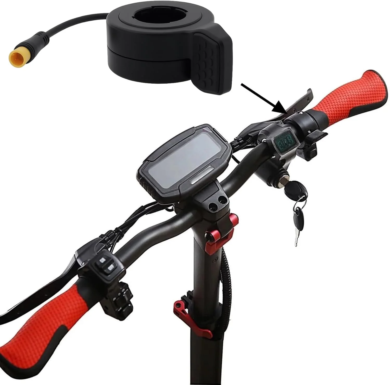 Elektroroller, verbesserter Gashebel-Beschleuniger, 22 mm, kompatibel mit Kugoo G2 Pro - Image 4