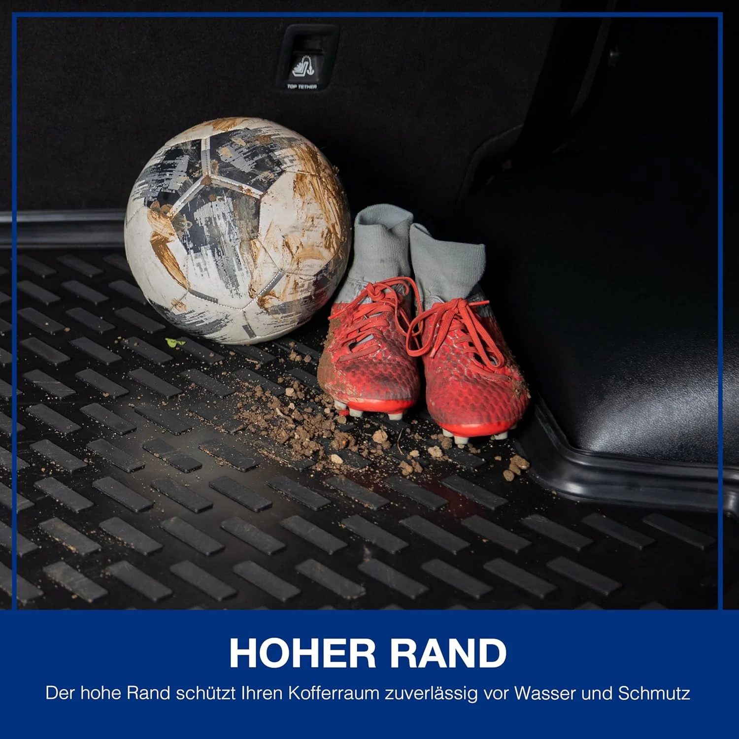 ELMASLINE 3D Kofferraumwanne Set für VW ID.3 | Standard Ladeboden | 2020-2025 | Wichtiger Hinweis: Z - Image 4