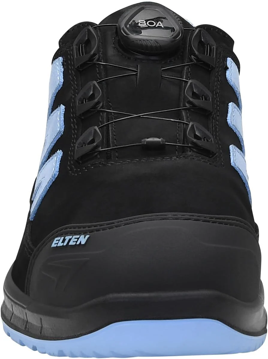 ELTEN Sicherheitsschuhe Marten XXSports Pro BOA Black-Blue Low ESD S3, Damen und Herren, Leder, Stah - Image 4