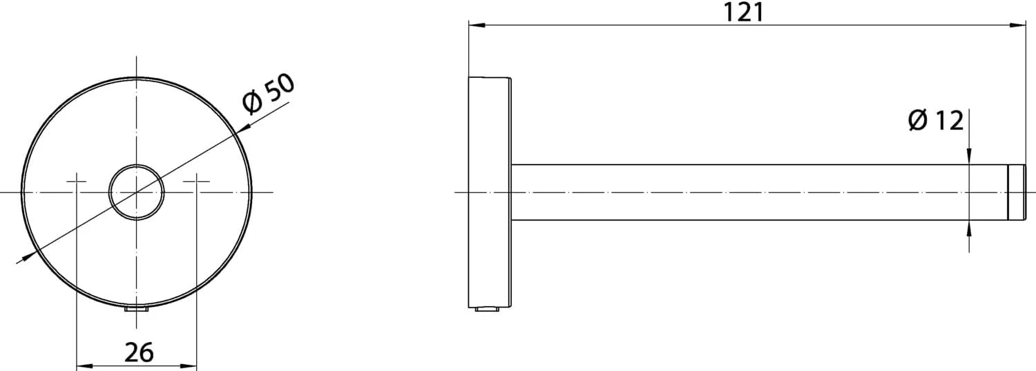 Emco Round Reservepapierhalter, 4305, Farbe: weiss, 60 x 60 x 130, Weiss - Image 6