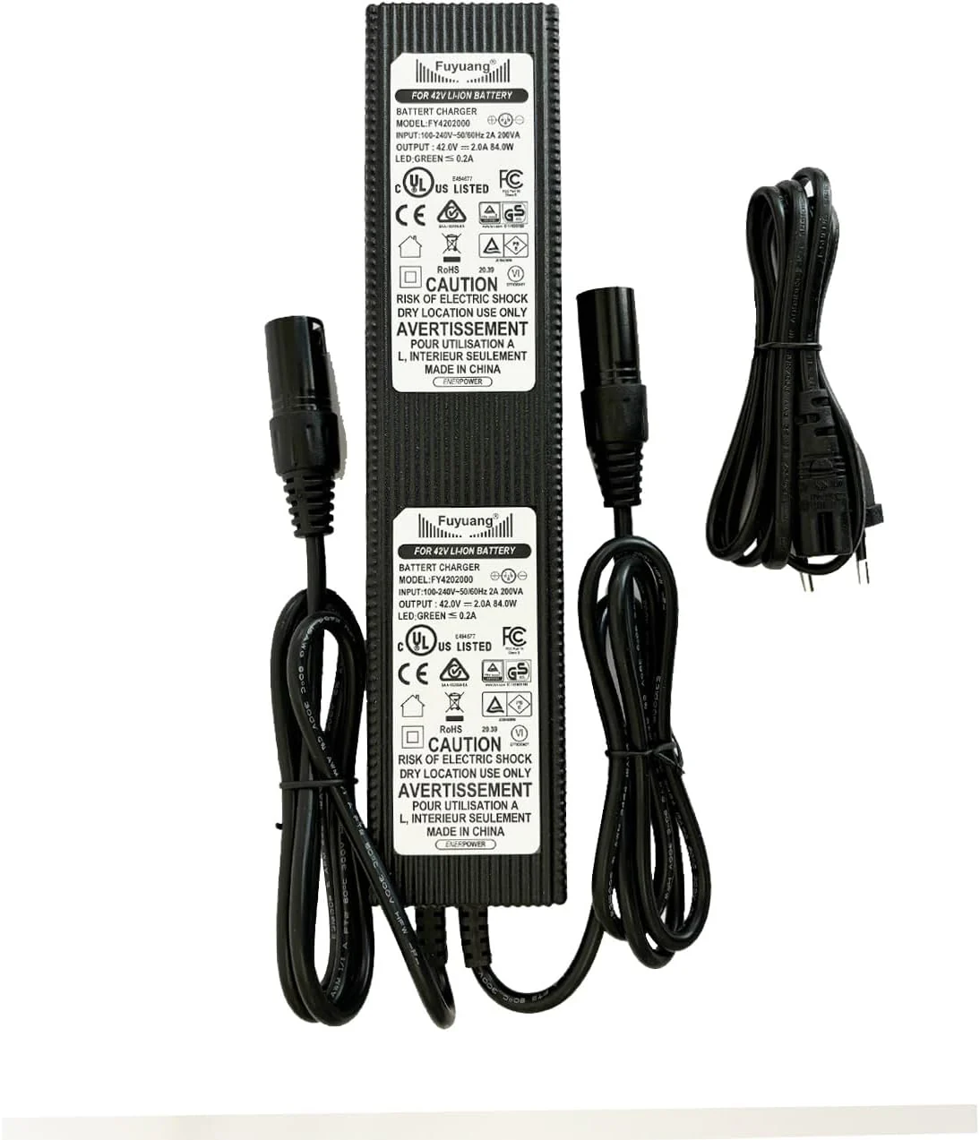 Enerpower Li-Ion Duales Ladegerät 36V ersetzt Derby Cycle Impulse 2A -XLR-4 für Kalkhoff, Raleigh Do - Image 2