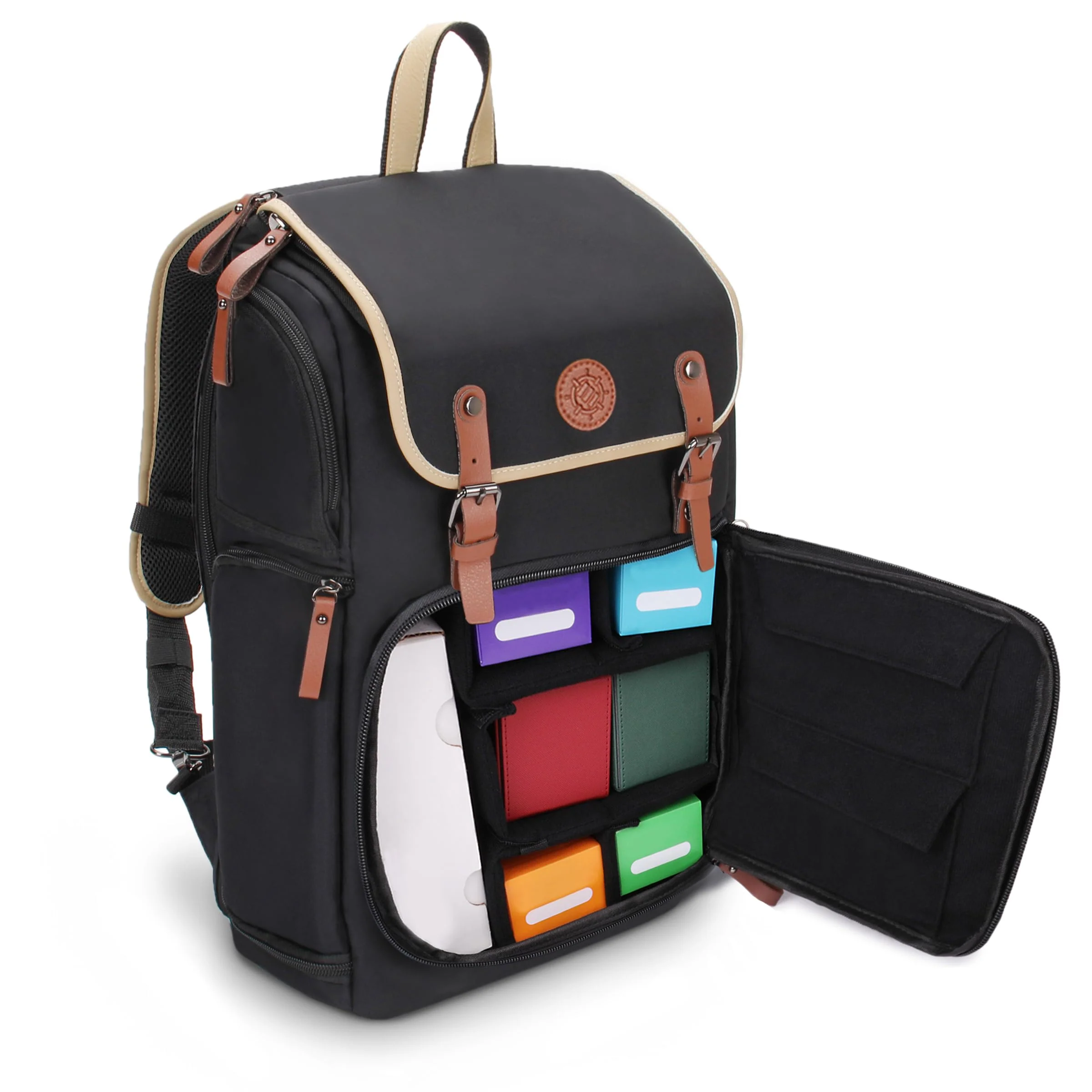 ENHANCE Sammelkarten-Aufbewahrungsbox, Rucksack in voller Grösse für Spielkarten – Platz für Karteno