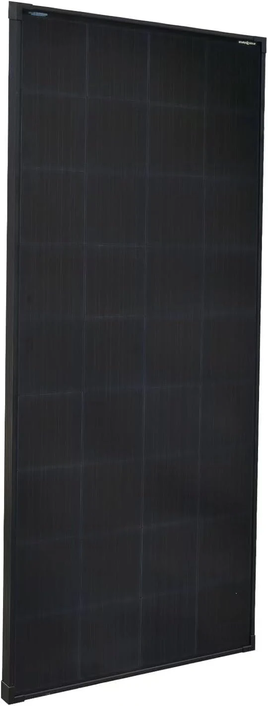 enjoy solar® Monokristallines Solarmodul 200W 12V, Solarpanel mit PERC 9BB schwarzes Rahmen Version - Image 2