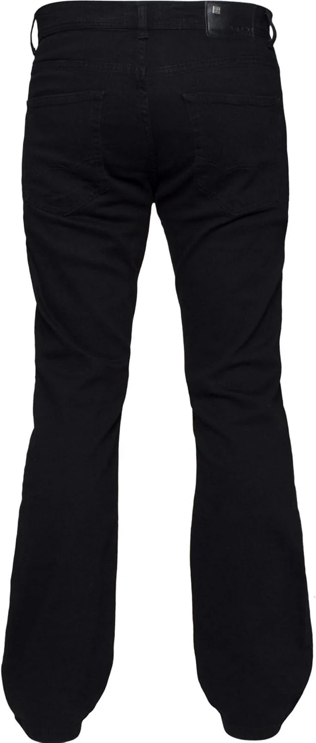 Enzo Herren Bootcut Jeans 30W / 32L Schwarz, 30W / 32L Schwarz - Image 5
