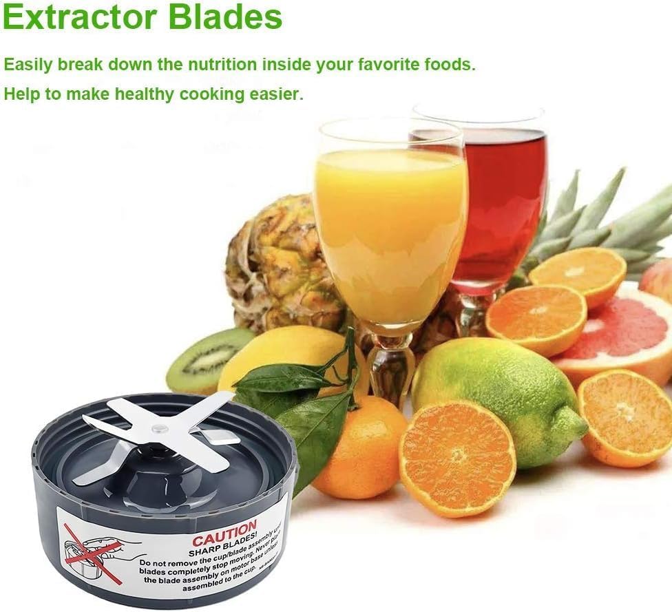 Ersatz Entsafter Klingen, Anti-Leckage Design, 1Pc Extractor Blade Blender Ersatz für NutriBullet RX - Image 4