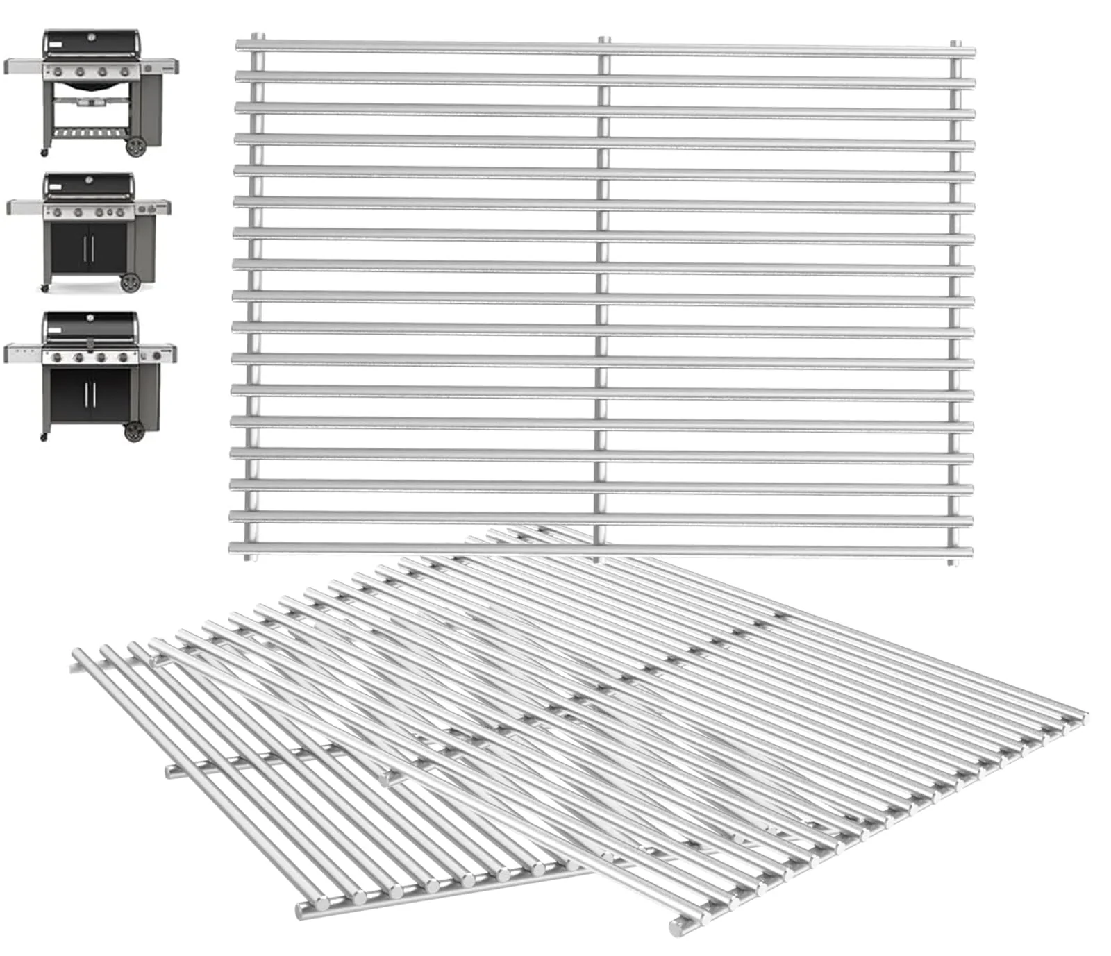 Ersatz-Grillteile für Weber Genesis 2 GS4 Roste 66089 66097, Genesis II E-410, E-435, S-435, SE-410,