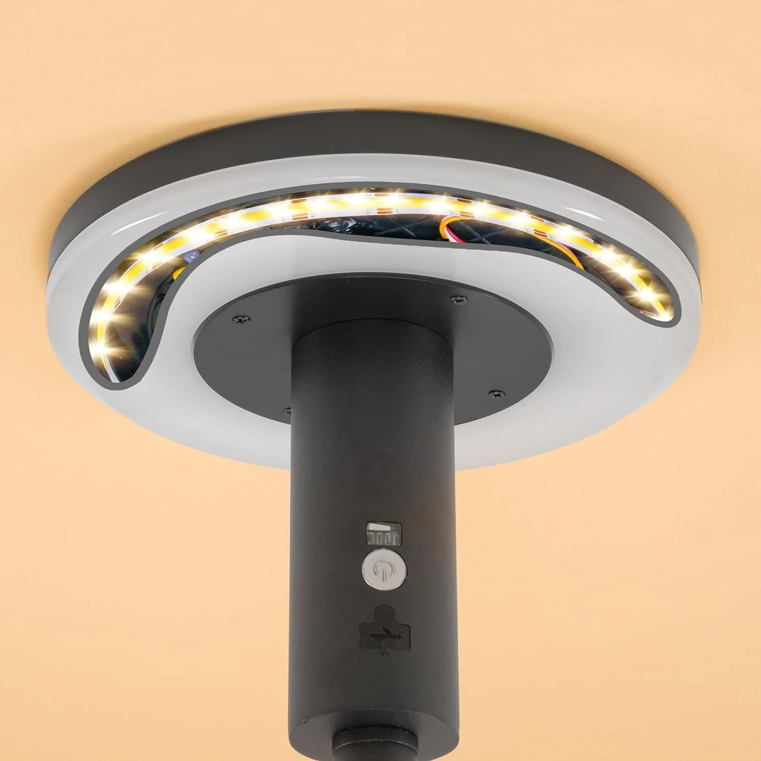 Esotec Solar Sensor Tischleuchte Leseleuchte Talino 38, 3000K warmweiss, 3 Leuchtstärken, dimmbar, L - Image 7