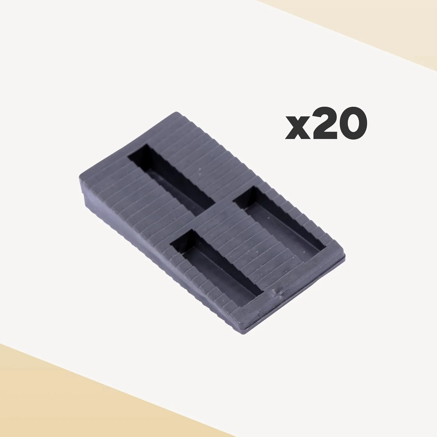Estika Laminat Verlegeset, 1x Schlagklotz, 1x Zugstange aus Stahl, 20x Montagekeile, Verlegeset für - Image 3