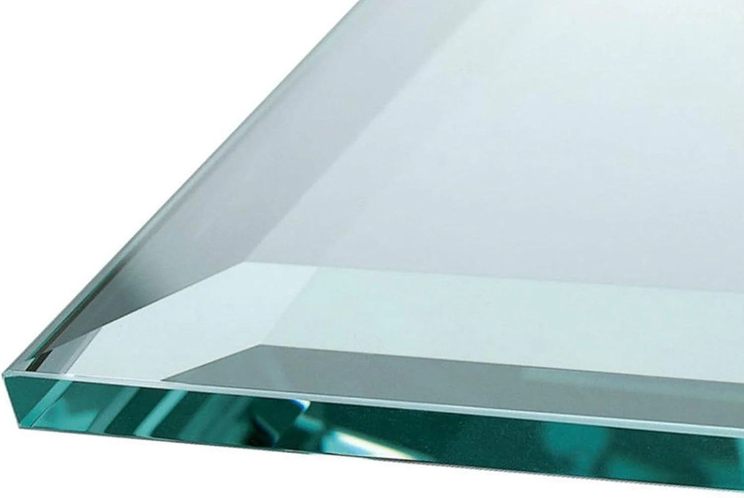Euro Tische Glasplatte für Kaminofen und Tischplatte in 90x80cm Facettenschliff, Schutzplatte mit 6m - Image 7